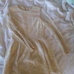 Soft White Lace Dress